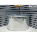 Beer Ice Galvanized Metal Bucket with Handle